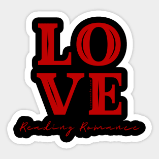 Love Reading Romance Sticker